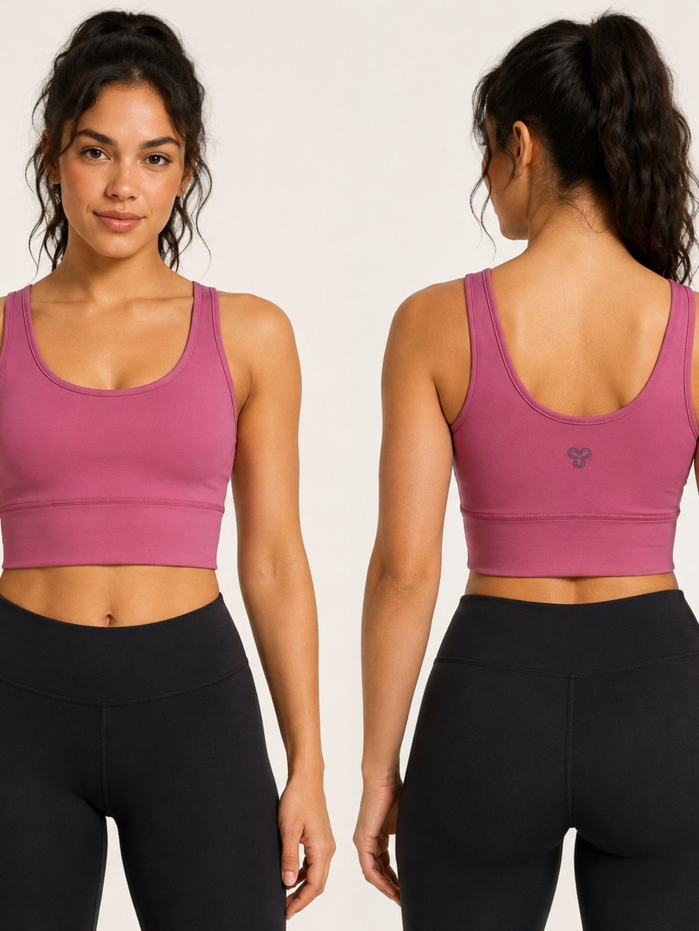 Aritzia TnAction Berry Pink Longline Sports Bra – Size Small